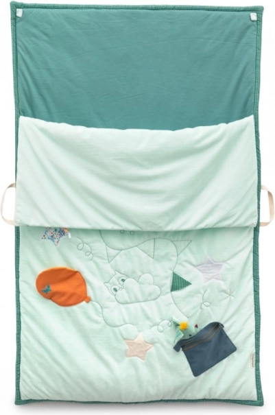 Verwandlung in einen bequemen Schlafsack