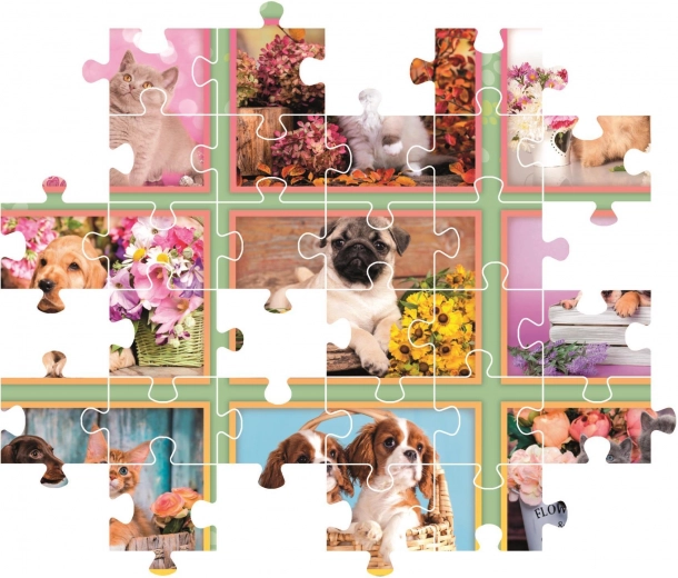 Niedliches Welpenmotiv