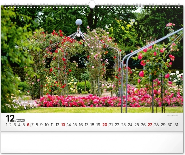 Wandkalender Gärten 2026