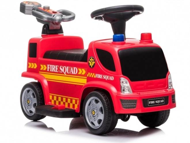 Kinderfahrzeug Feuerwehr mit Seifenblasenkanone