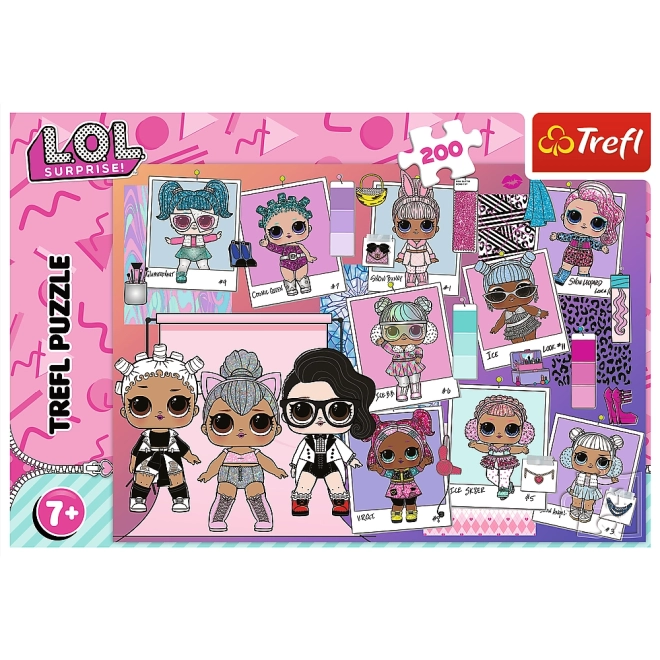 Puzzle TREFL LOL Surprise: Schöne Puppen, 200 Teile
