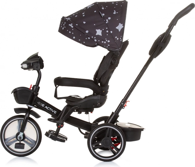 Chipolino Dreirad mit Verdeck Be Active 2-in-1 Obsidian