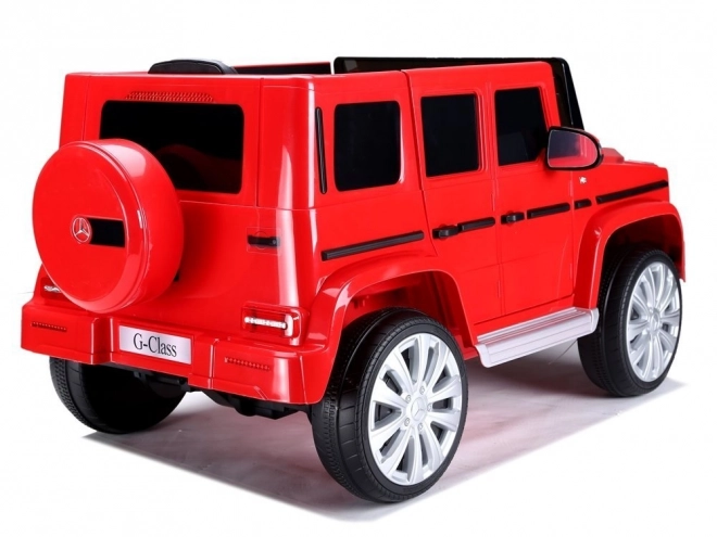 Roter Mercedes G500 Elektroauto für Kinder