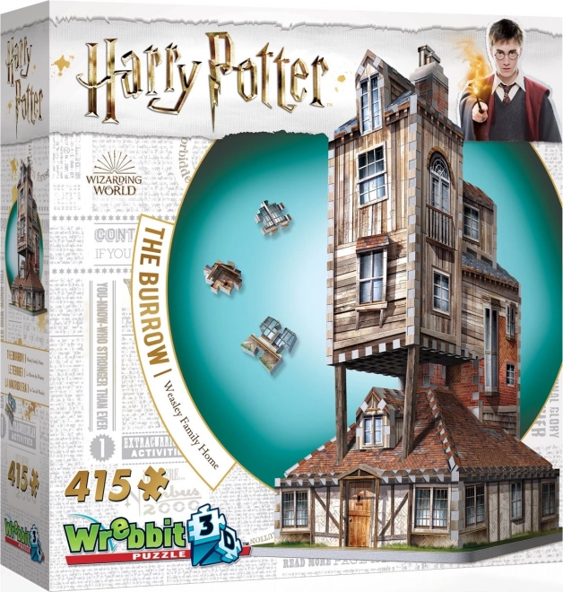 WREBBIT 3D Puzzle Harry Potter: Fuchsbau