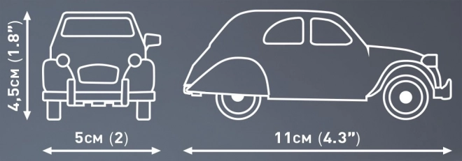 Cobi Citroen 2CV Dolly Bauset