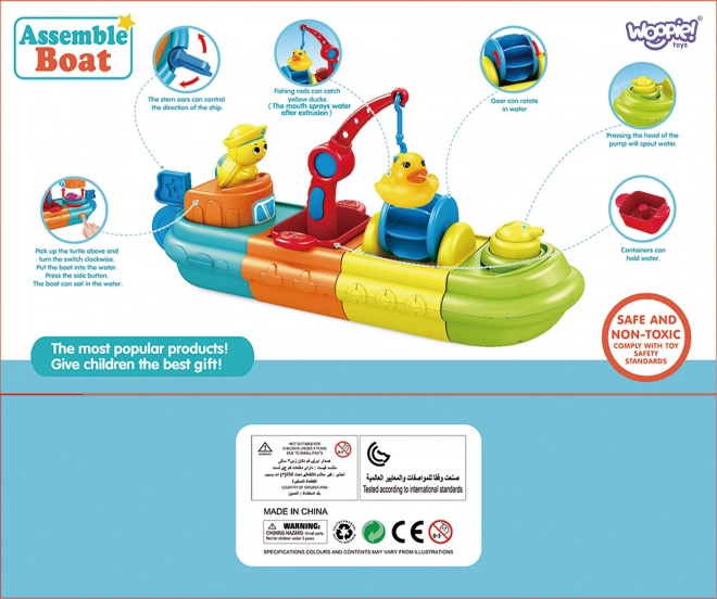 Bade-Spielzeug Schiff für Kinder