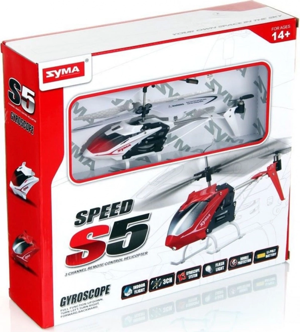 Ferngesteuerter Helikopter RC SYMA S5 Weiß