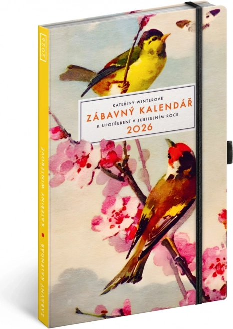 Notique unterhaltsamer Kalender von Kateřina Winterová 2026, 13 × 21 cm