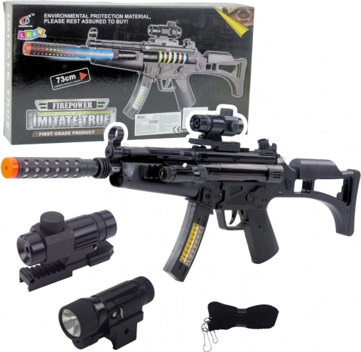 Kinder-Licht- und Sound-Gewehr 73 cm