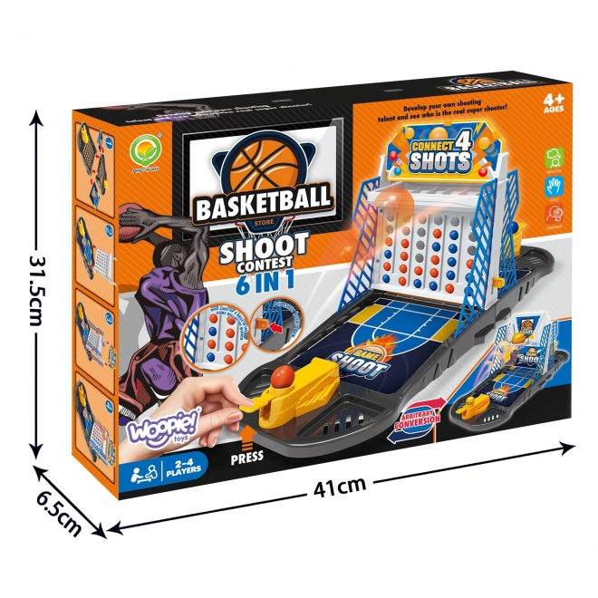 Woopie Geschicklichkeitsspiel Mini Basketball