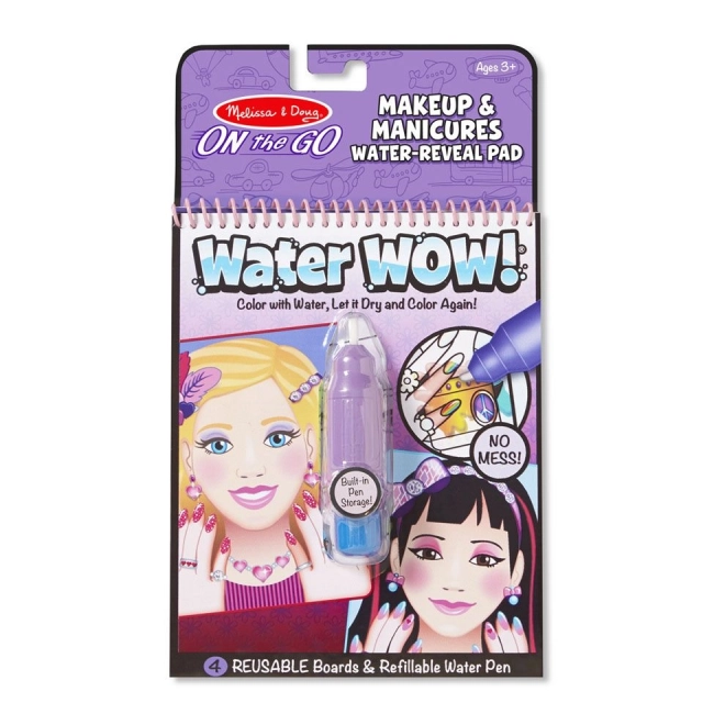 Wasser-Malbuch Make-up und Maniküre WaterWOW