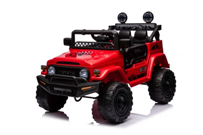 Rotes elektrisches Geländewagen-Spielzeug