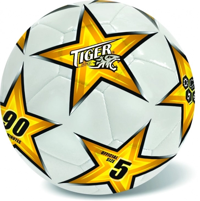 Leder Fußball Ball Gelb Größe 5