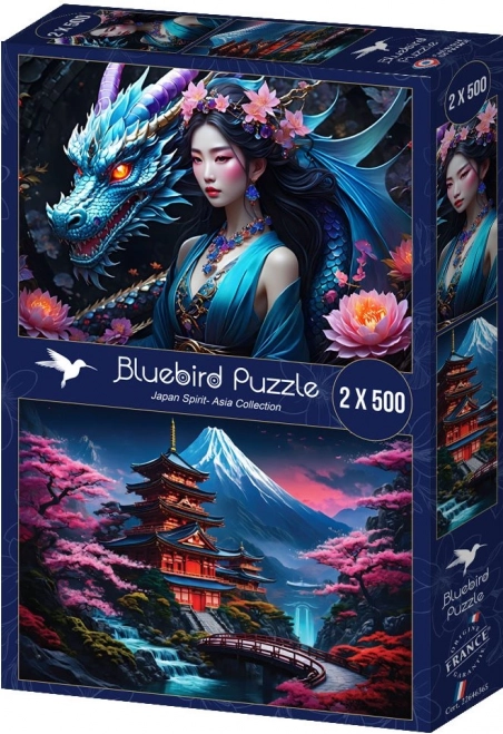 Puzzle Geist von Japan 2x500 Teile