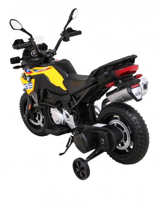 Kindermotorrad BMW F850 GS mit Batterie Gelb