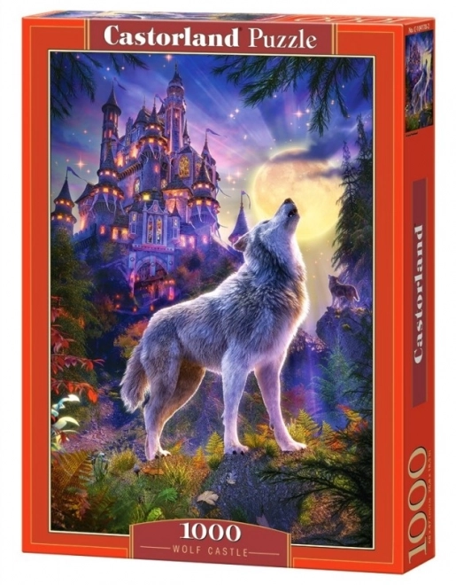 Puzzle 1000 Teile - Wolf und Burg