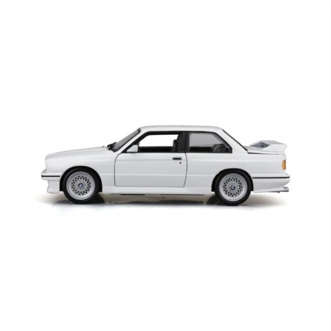 Bburago BMW 3er Serie M3 1988 Weiß Modellauto