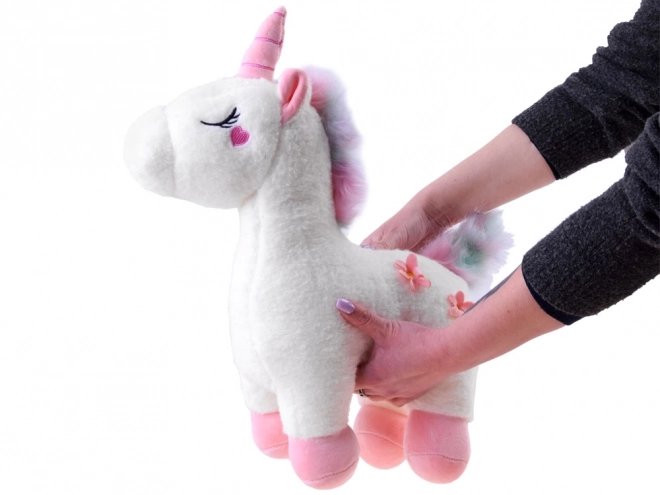 Magisches Kuscheltier Einhorn 48 cm – bílá