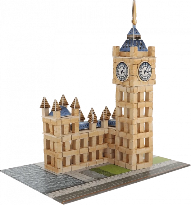 Trefl Brick Trick Reise: Big Ben Bausatz aus echten Ziegeln