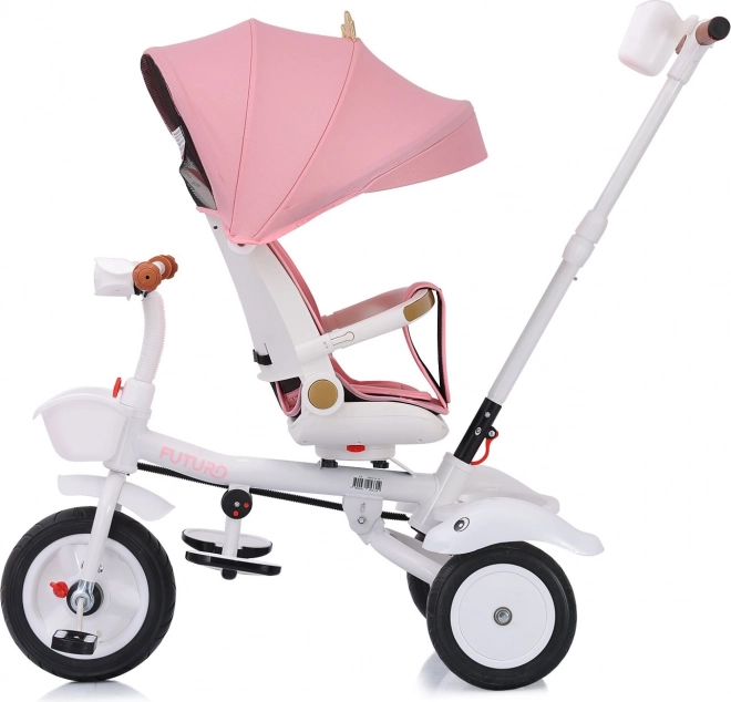 Chipolino Kinder Dreirad Princess mit Verdeck 2-in-1