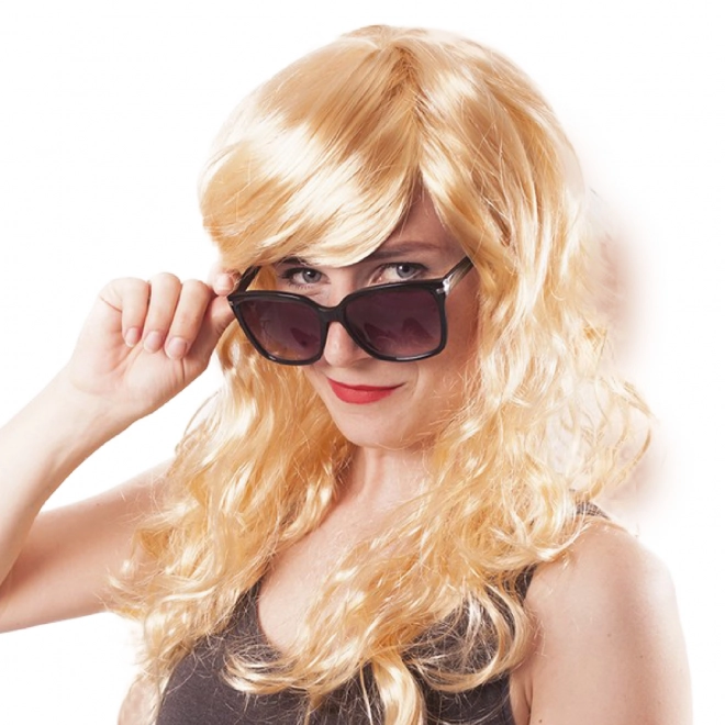 Blonde Karnevalsperücke