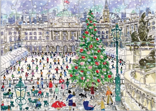 Galison Puzzle Adventskalender: 12 Weihnachtstage Puzzle