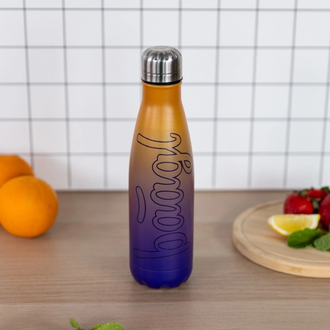 Thermo-Flasche Gelb-Lila 500 ml