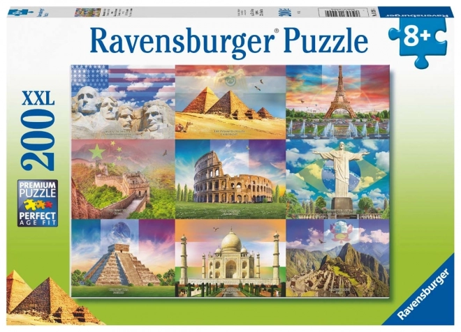 Ravensburger Puzzle Weltwunder XXL 200 Teile