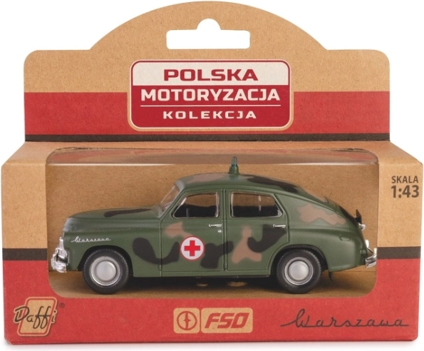 Fahrzeug PRL Warszawa M20 Militärisches Krankenwagenfahrzeug
