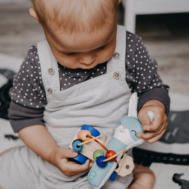 Ababu Hängespielzeug Rassel Häschen für den Kinderwagen