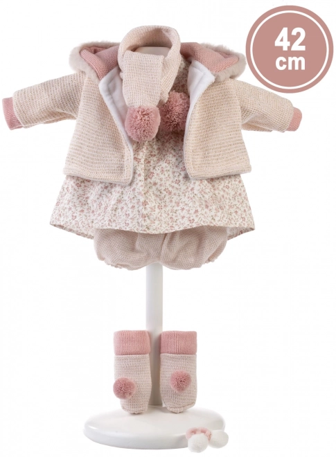 Realistische Babypuppe mit Geräuschen und weichem Körper - 42 cm