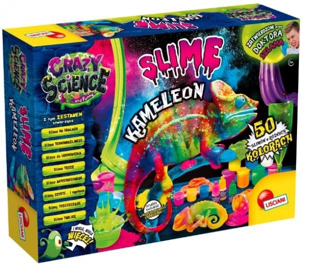 Crazy Science Slime Chamäleon Set