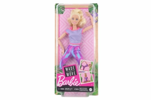 Barbie Puppe Made to Move Blumen-Outfit