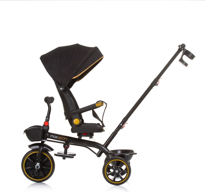 Chipolino Dreirad mit Verdeck Max Sport 2-in-1 Obsidian