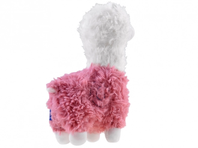 Flauschiges Lama Plüschtier 28cm – rosa