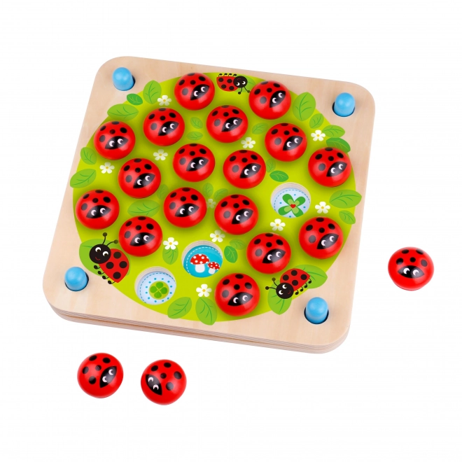 Woopie Green Holz Memory-Spiel Bilden Sie den erinnerungsspaß mit marienkäfer