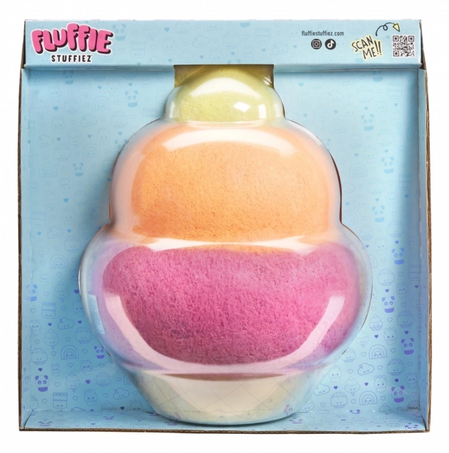 Großer Plüsch Fluffie Stuffiez - Eiscreme