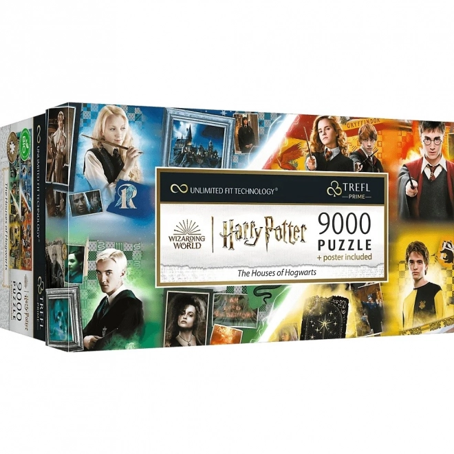 Puzzle TREFL Harry Potter: Hogwarts Häuser 9000 Teile