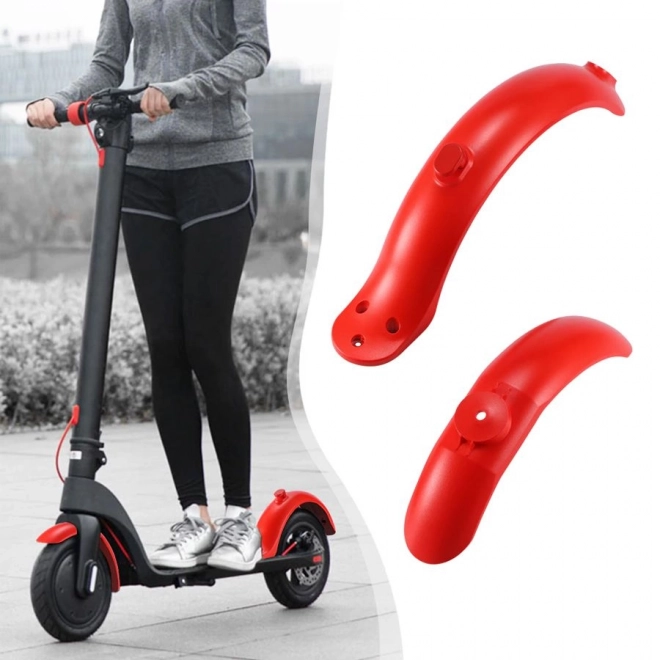 Fender-Set für Xiaomi M365 / PRO Elektroroller - Rot