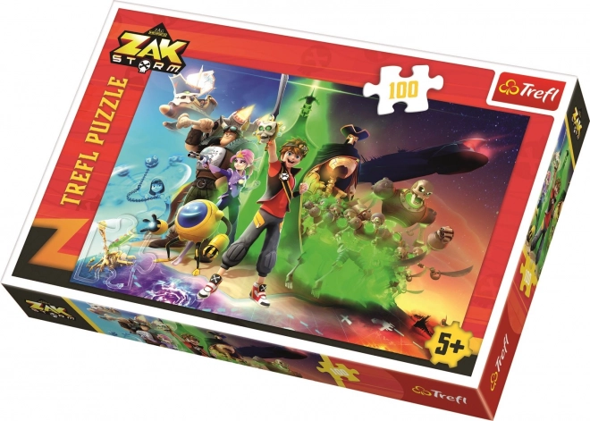 Zak Storm Eroberung der Meere Puzzle 100 Teile