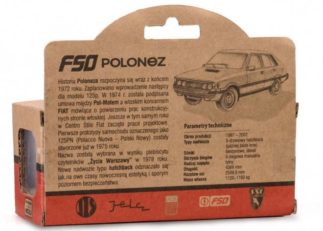 Klassisches Modellauto FSO Polonez in Grün