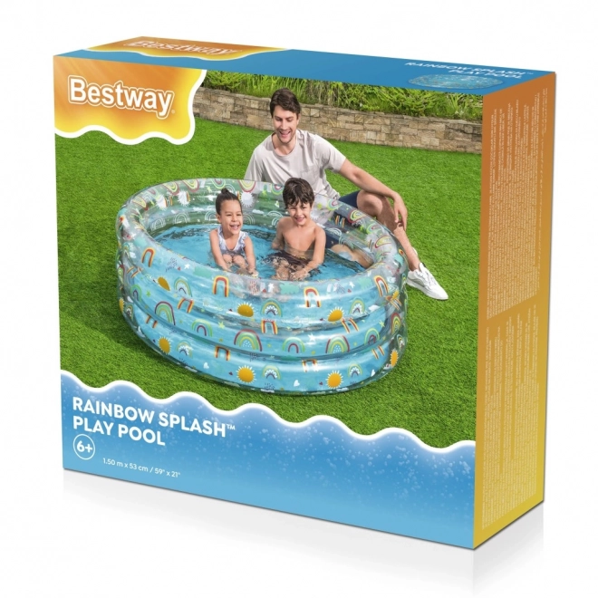 Bestway aufblasbarer Pool Obstmotiv 150 x 53 cm