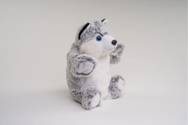 Plüsch Husky Handpuppe