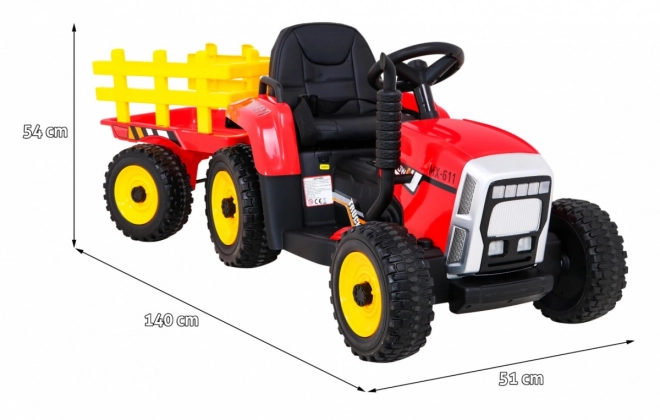 Anhänger BLOW Traktor Anhänger rot
