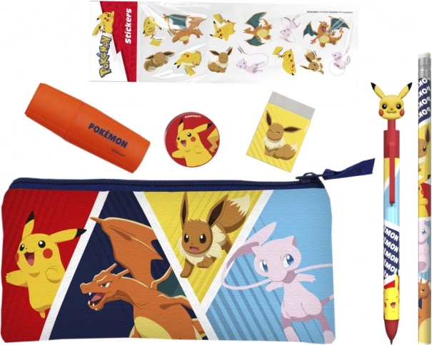 Schulset Pokémon mit Aufklebern