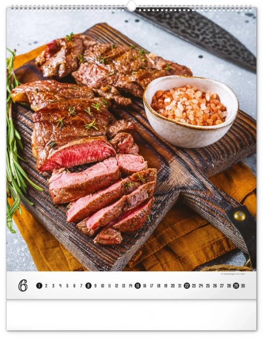 Notique Wandkalender Gourmet 2025