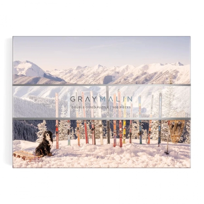 Galison Puzzle Winterferien 500 Teile
