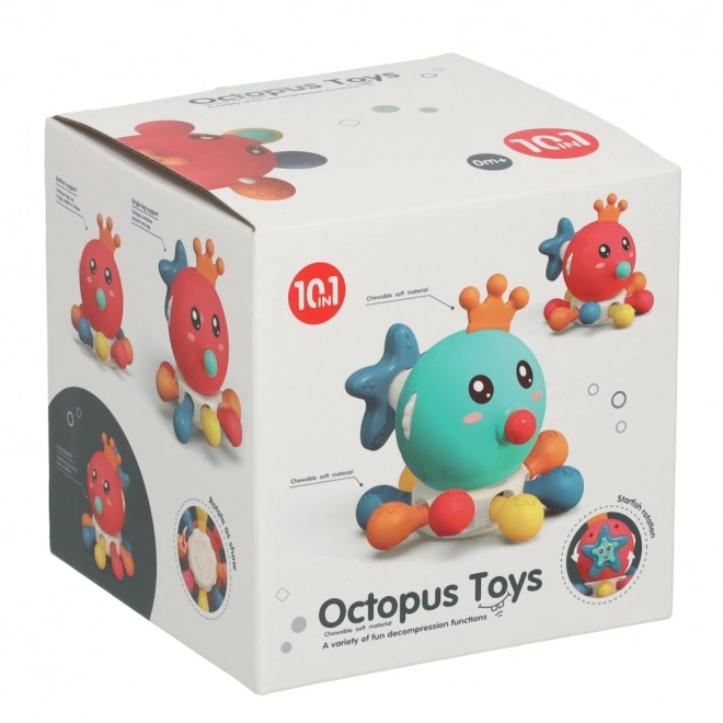 Sensory-Oktopus-Spielzeug für Babys Blau