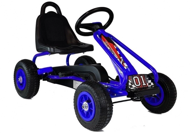 Blaue Pedal-Gokart für Kinder