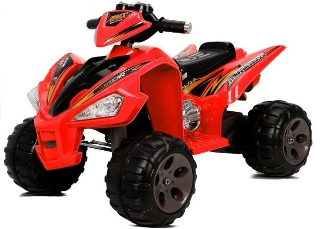 Akku-Quad mit großen Rädern Rot